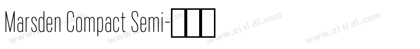Marsden Compact Semi字体转换